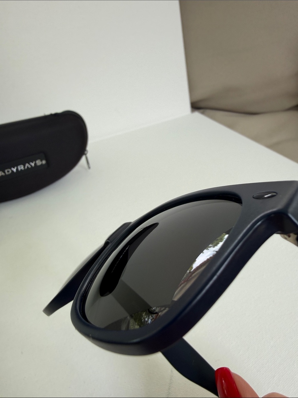 ShadyRays Men's Navy Frame Sunglasses with Dark Lenses - Picture 7 of 12